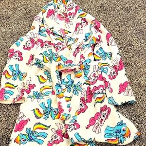 My Little Pony Kids Pajama Robe - Pink, Blue, White